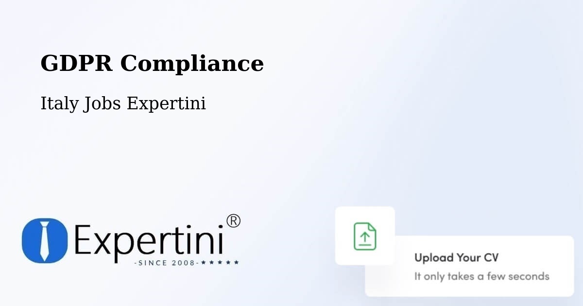 EU GDPR Compliance Statement – Bobbio - Italy Jobs Expertini