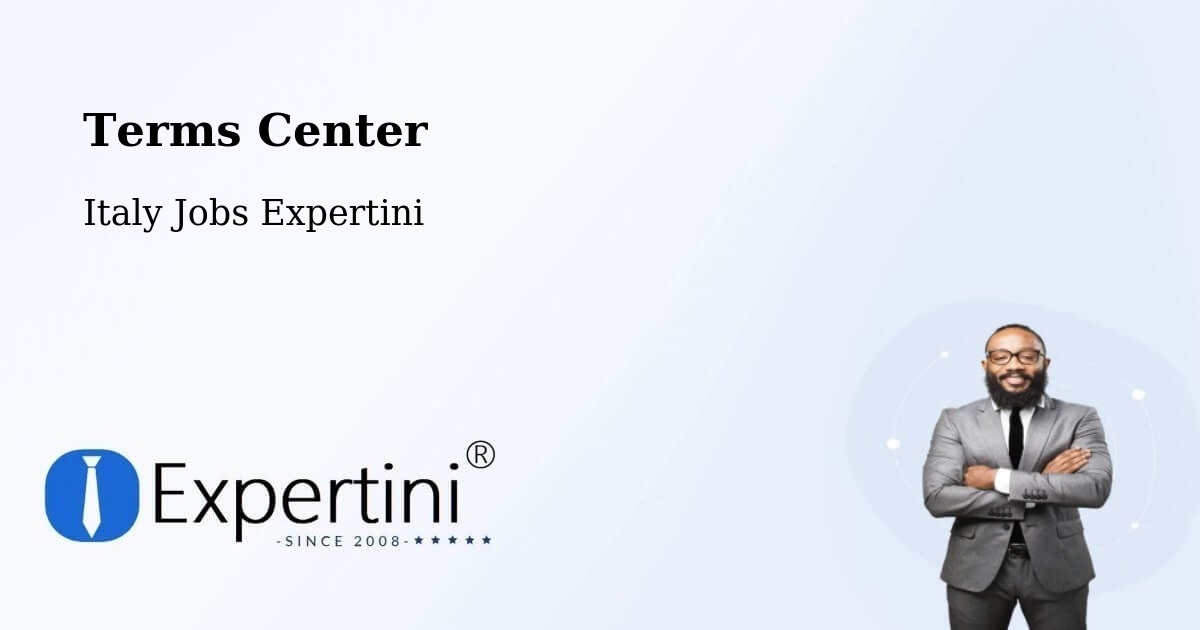 Terms of Service – Bobbio - Italy Jobs Expertini